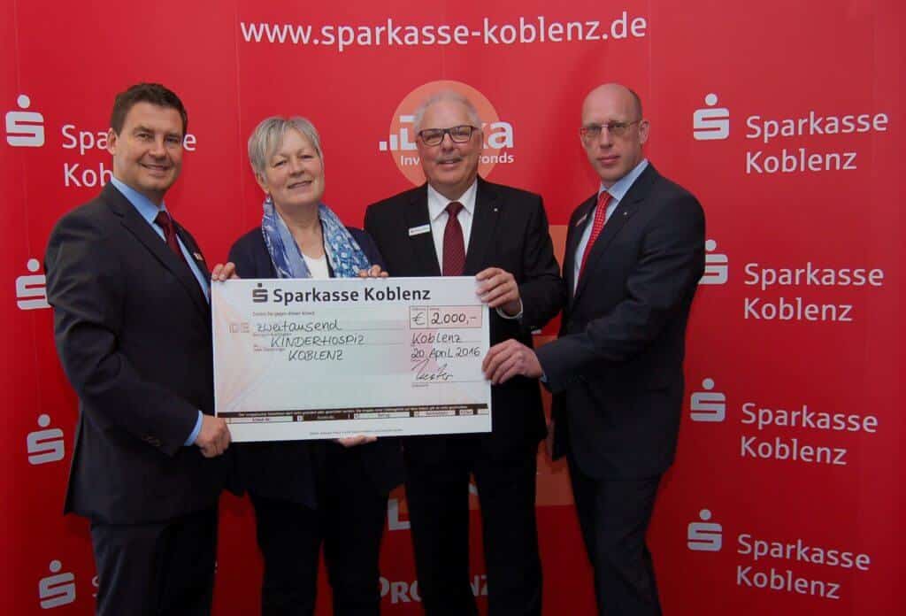 Sparkasse Koblenz Spende Hospizverein