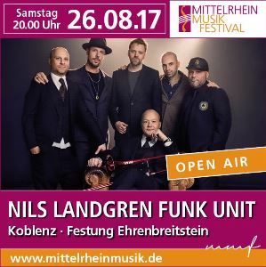 Mittelrhein Musik Festival 2017: Nils Landgren Funk Unit