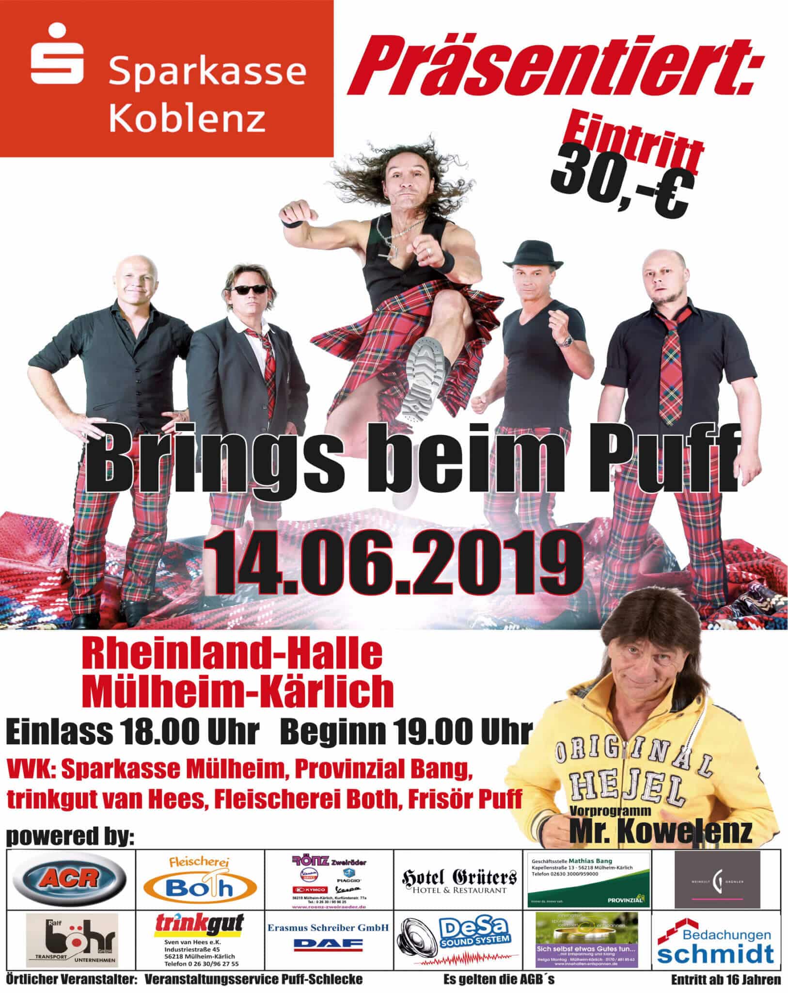 Brings in Mülheim-Kärlich, Plakat 2019