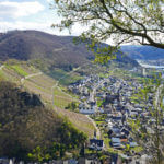 Blick vom Bleidenberg auf Alken und Burg Thurant