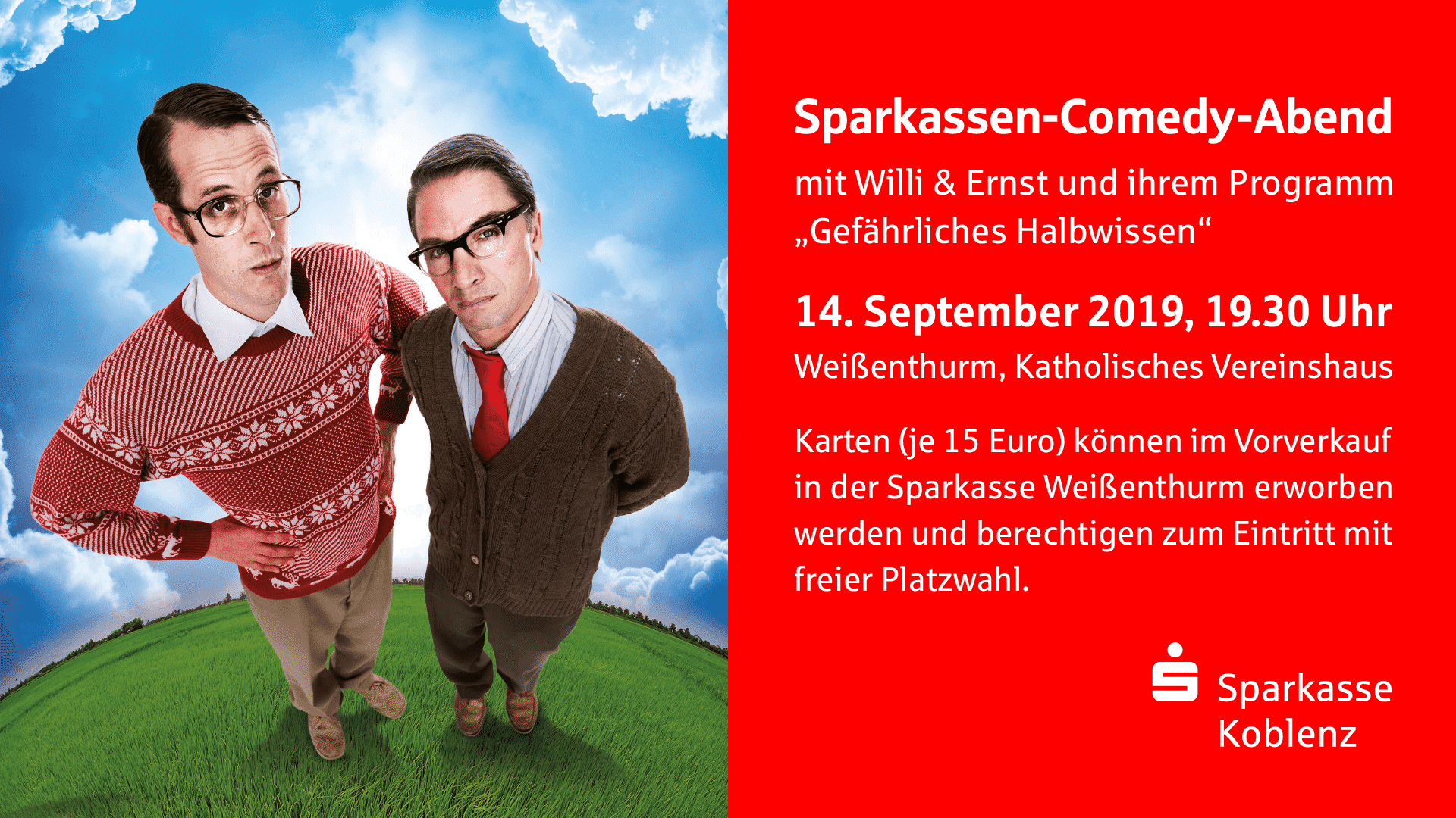 Sparkassen-Comedy-Abend 14.9.2019
