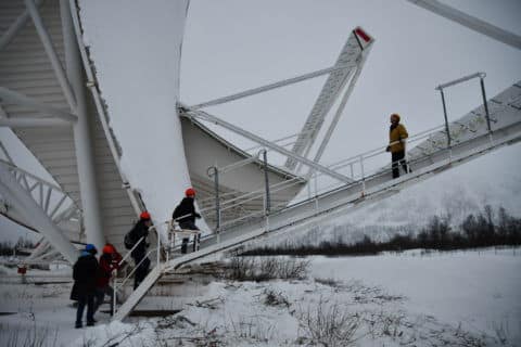 Görres-Gymnasium | Exkursion nach Norwegen: EISCAT Radar-Forschungsanlage