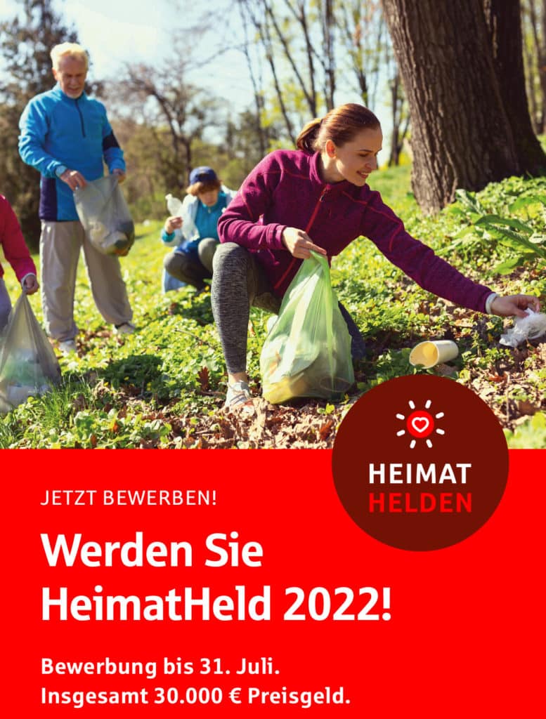 HeimatHelden-Preis 2022: Jetzt bewerben!