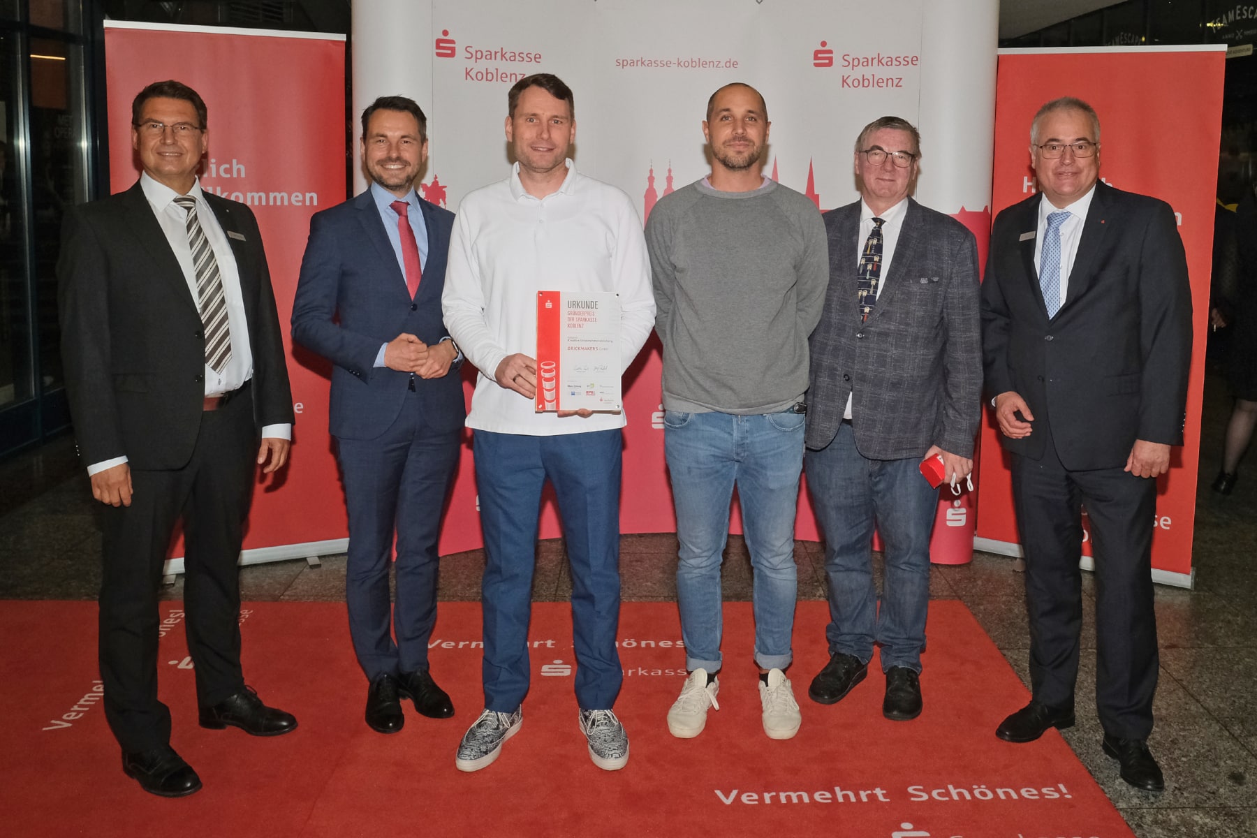 Das Unternehmen Brickmakers GmbH aus Koblenz wurde mit dem Gründerpreis in der Kategorie
