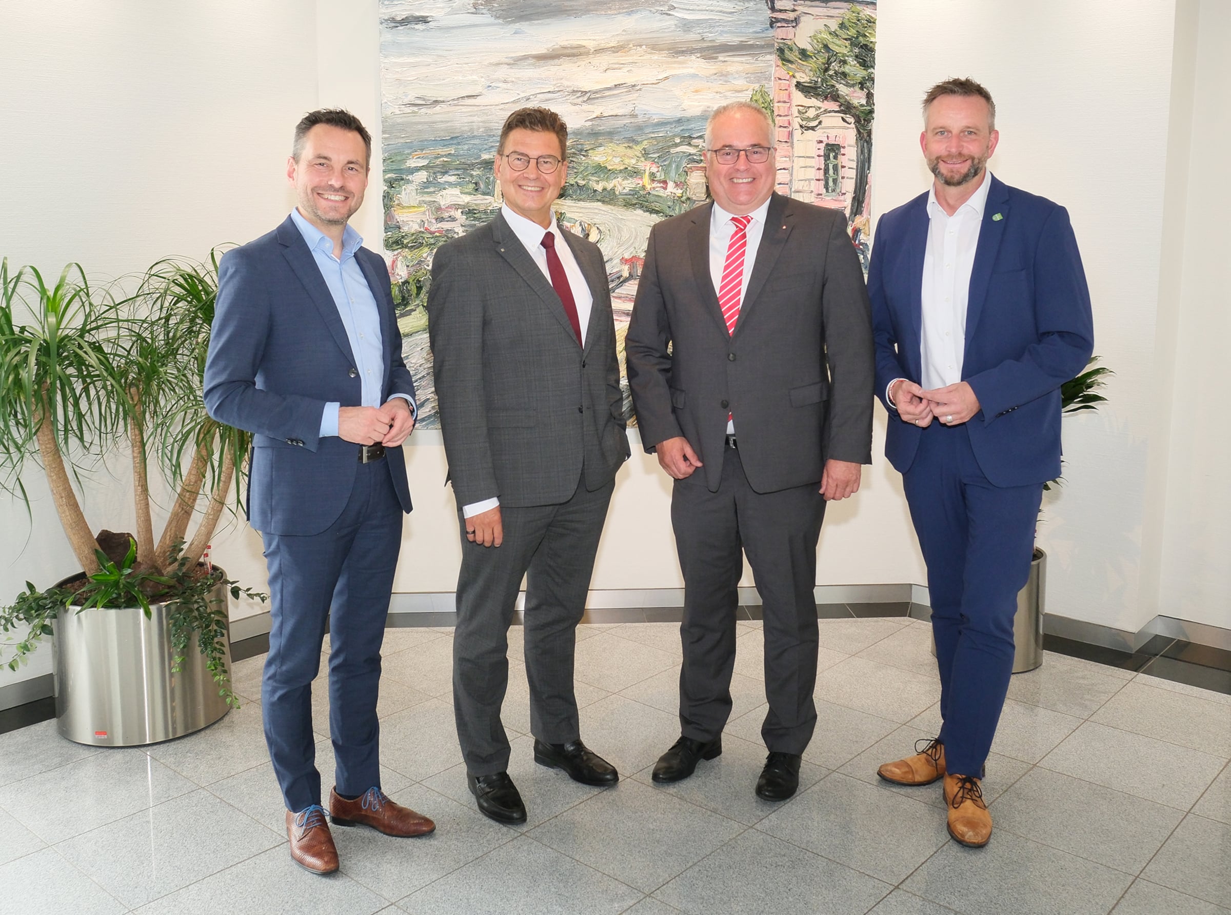 Von links nach rechts: David Langner, Matthias Nester, Jörg Perscheid und Marko Boos. Foto: Michael Jordan.