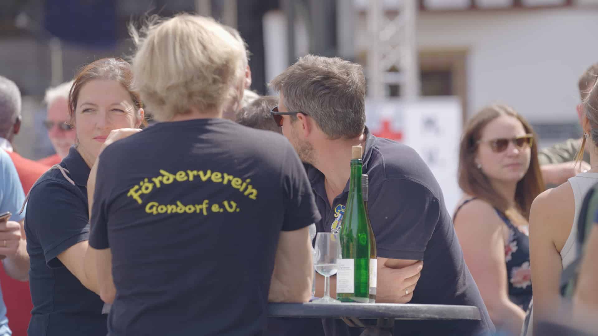 Mitglieder vom Förderverein Gondorf e.V. auf dem Wein- und Burgenfest in Kobern-Gondorf