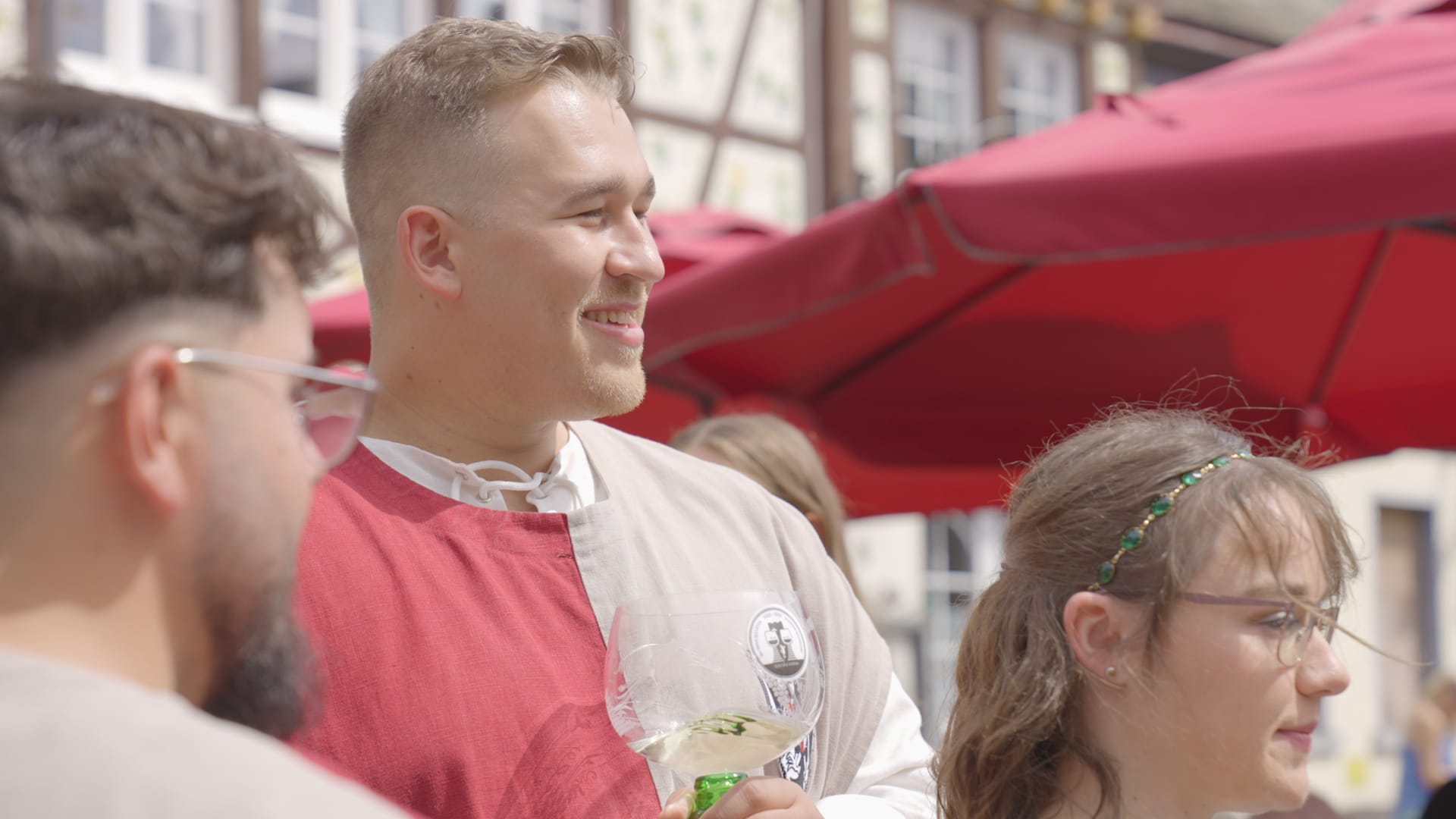 Burggraf auf dem Wein- und Burgenfest in Kobern-Gondorf